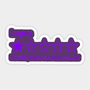 5 Star Review (Lupus) Sticker